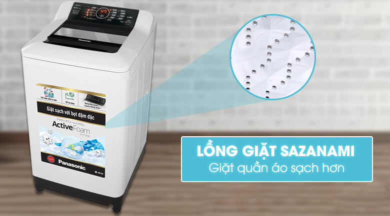 Máy giặt Panasonic 8.5 kg NA-F85A4GRV sở hữu thiết kế sang trọng và khá nổi bật, chiếc máy giặt này sẽ làm cho căn nhà của bạn thêm phần hiện đại. Máy giặt Panasonic này rất phù hợp với gia đình có từ 4-5 thành viên.